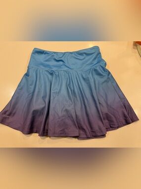 Women’s Ombre Blue to Purple Golf/Tennis Skirt